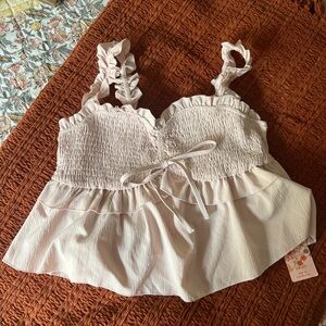 SHEIN Mod Blush Pink Blouse